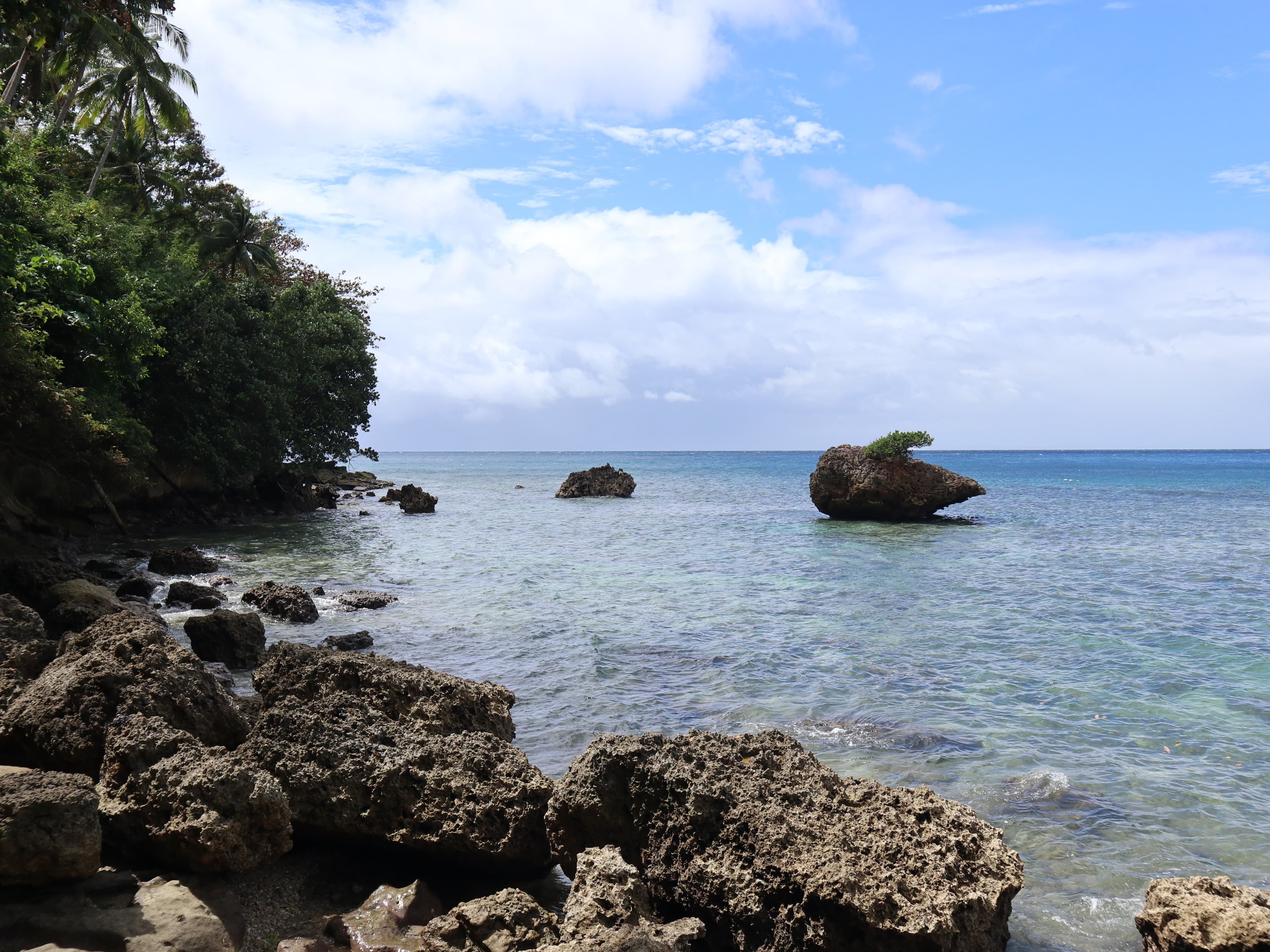 Guisi coast and Spanish-era lighthouse ruins on Guimaras